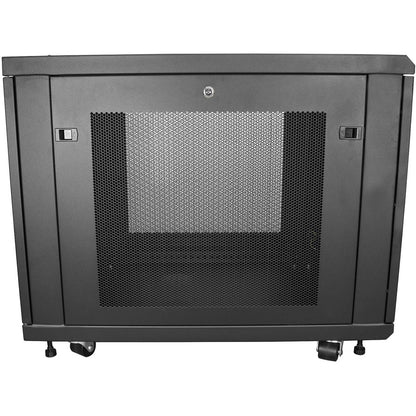Alternate-Image1 Image for StarTech 4-Post 12U Server Rack Cabinet, 19" Data Rack Cabinet for Computer / IT Equipment, Home Network Rack, Half Height Server Rack