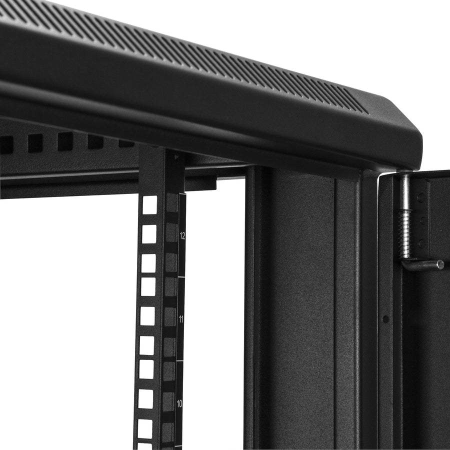 Alternate-Image4 Image for StarTech 4-Post 12U Server Rack Cabinet, 19" Data Rack Cabinet for Computer / IT Equipment, Home Network Rack, Half Height Server Rack