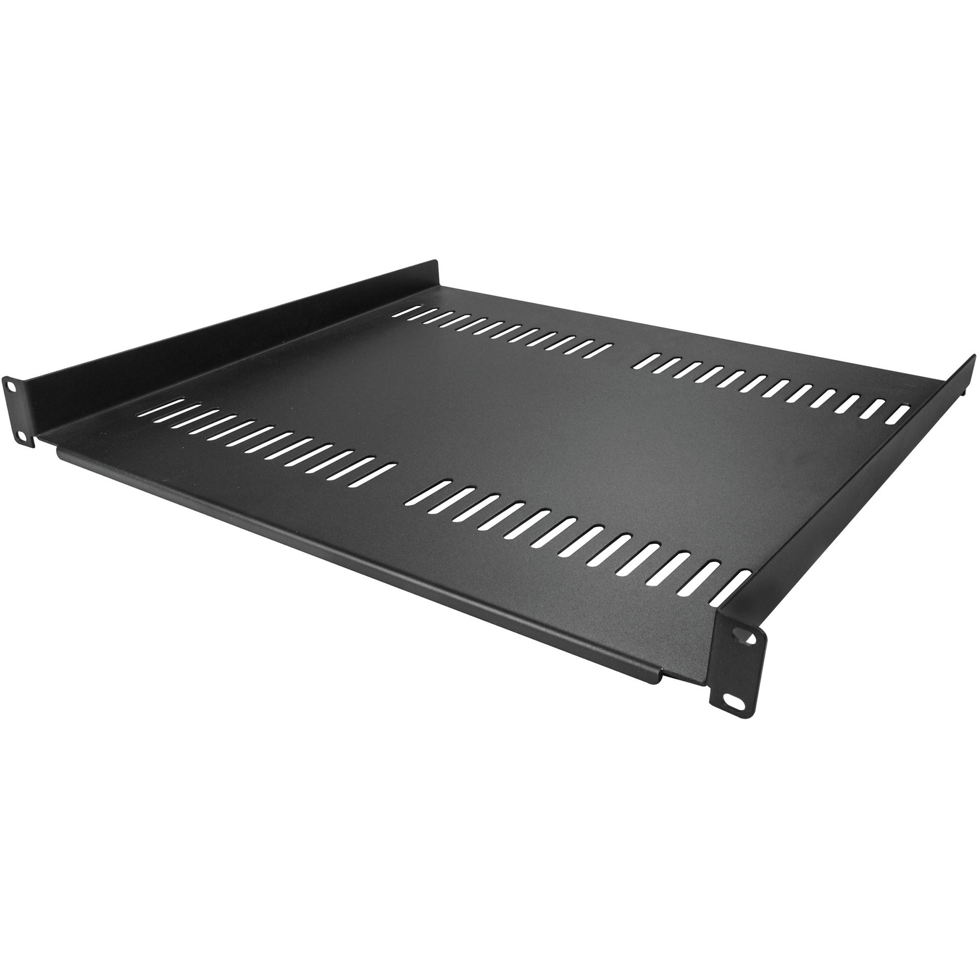 Main Image for StarTech.com 1U Vented Server Rack Cabinet Shelf - Fixed 16" Deep Cantilever Rackmount Tray for 19" Data/AV/Network Enclosure w/Cage Nuts