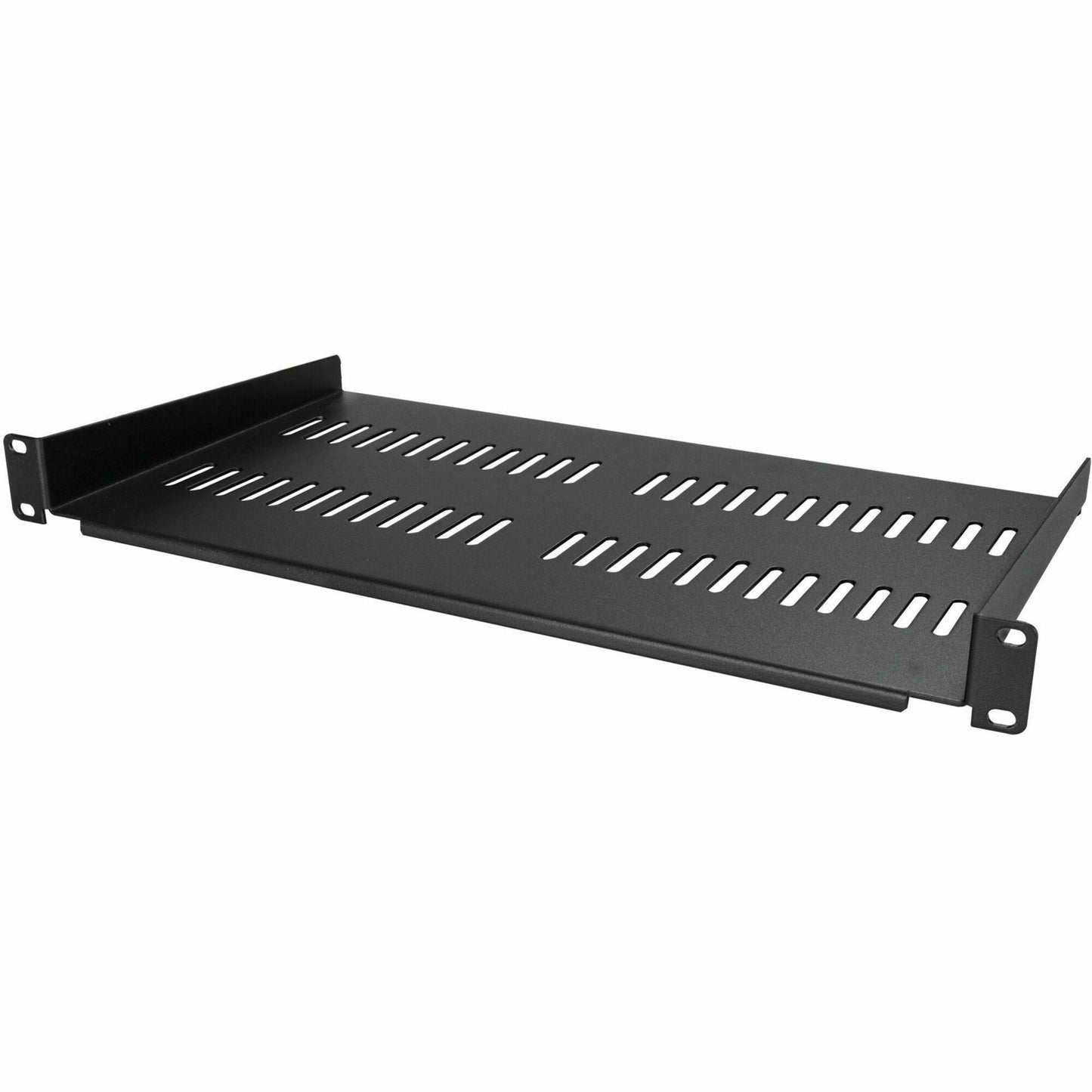 Main Image for StarTech.com 1U Vented Server Rack Cabinet Shelf - Fixed 10in Deep Cantilever Rackmount Tray for 19" Data/AV/Network Enclosure w/Cage Nuts