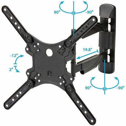 Alternate-Image4 Image for StarTech.com Full Motion TV Wall Mount for 32-55 inch VESA Display - Heavy Duty Articulating Adjustable Flat Screen TV Wall Mount Bracket