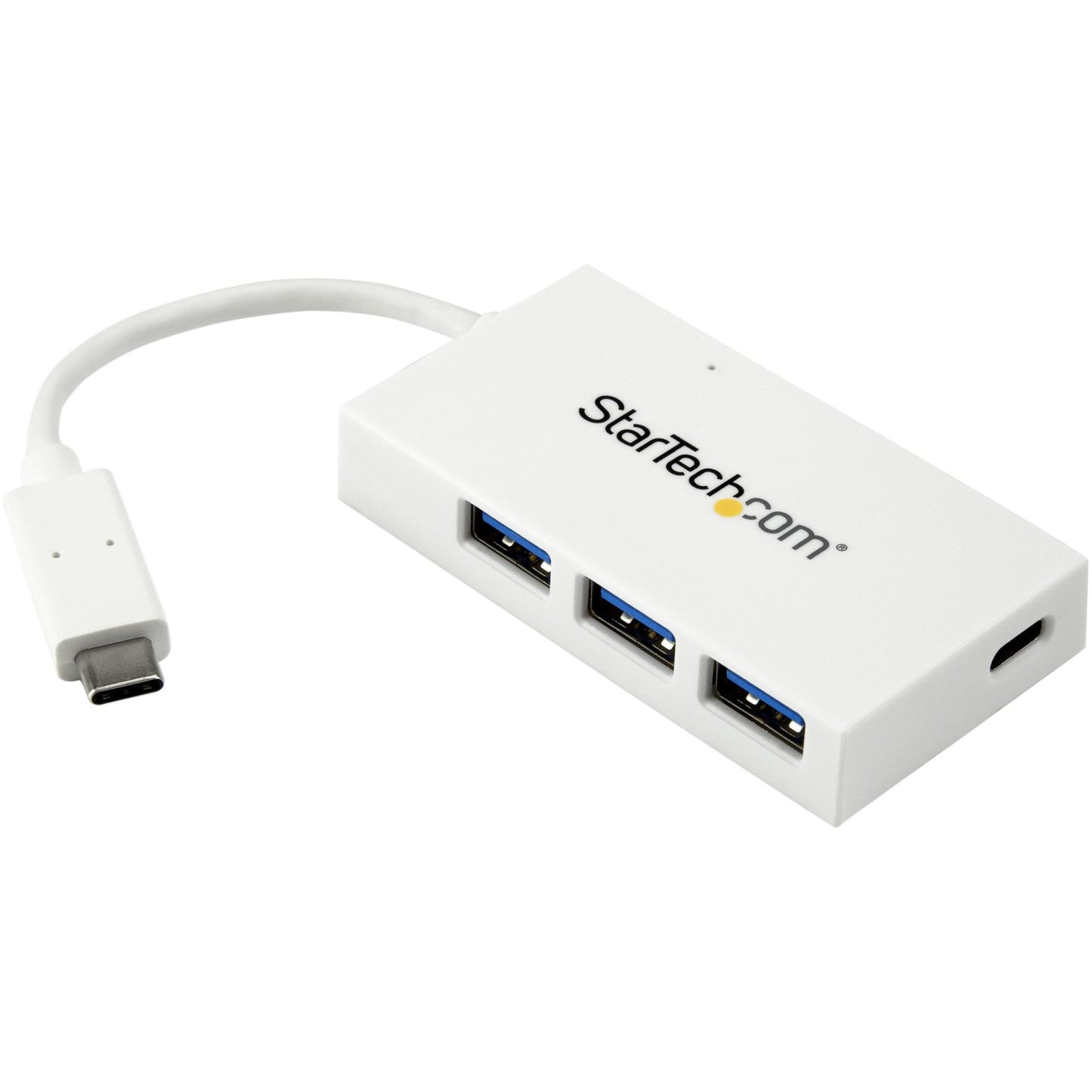 Main Image for StarTech.com 4 Port USB C Hub with 1x USB-C & 3x USB-A (SuperSpeed 5Gbps) - USB Bus Powered - Portable/Laptop USB 3.0 Type-C Hub - White