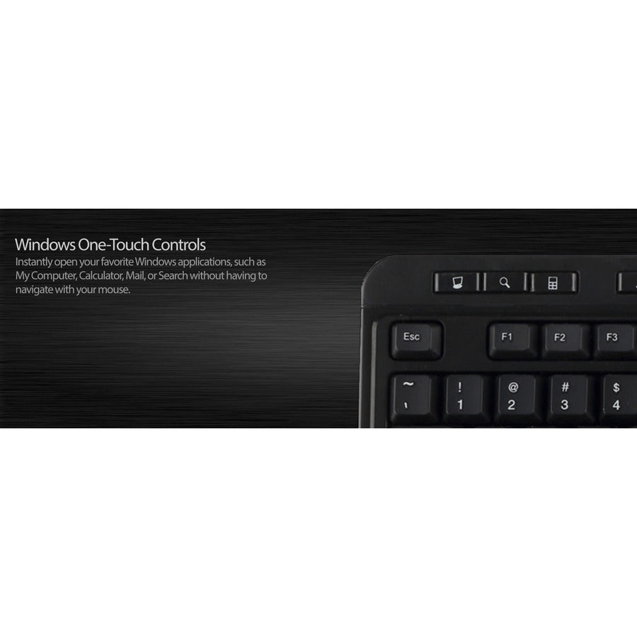 Alternate-Image8 Image for Adesso Multimedia Desktop Keyboard with 3-Port USB Hub
