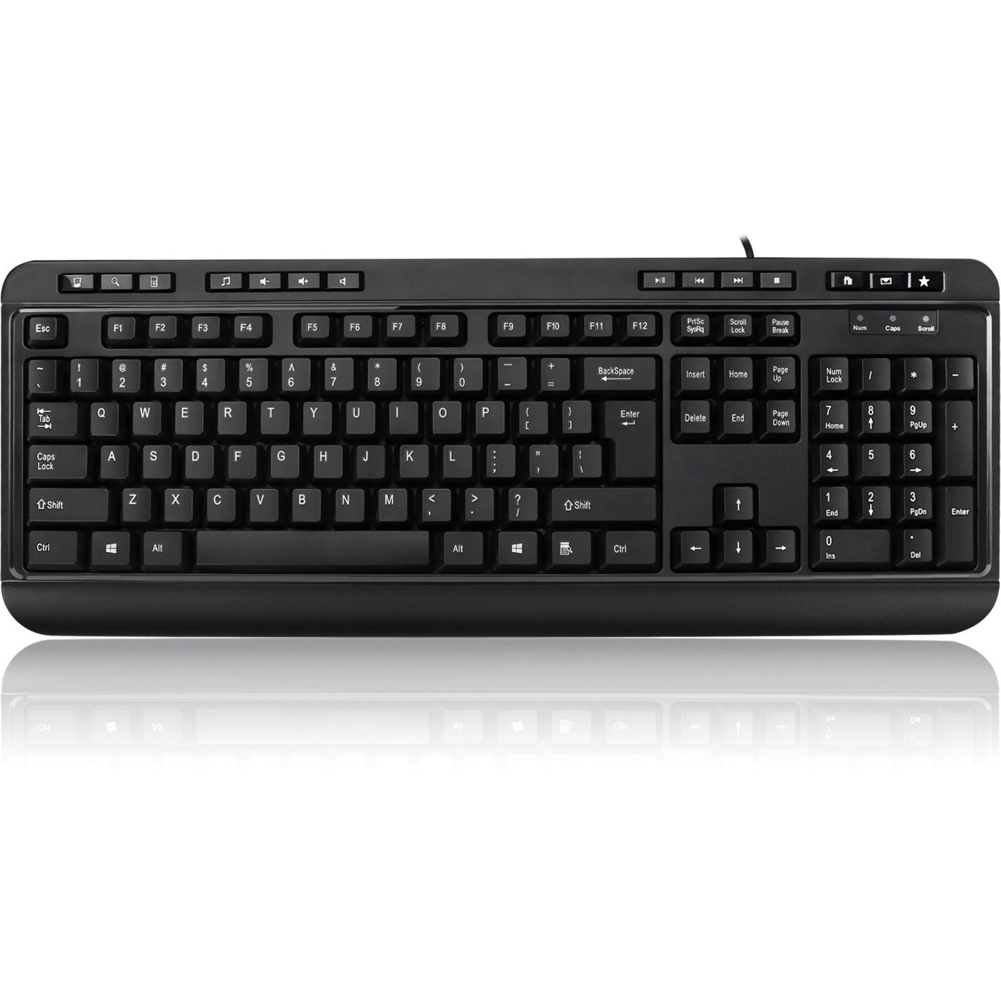 Main Image for Adesso Multimedia Desktop Keyboard with 3-Port USB Hub
