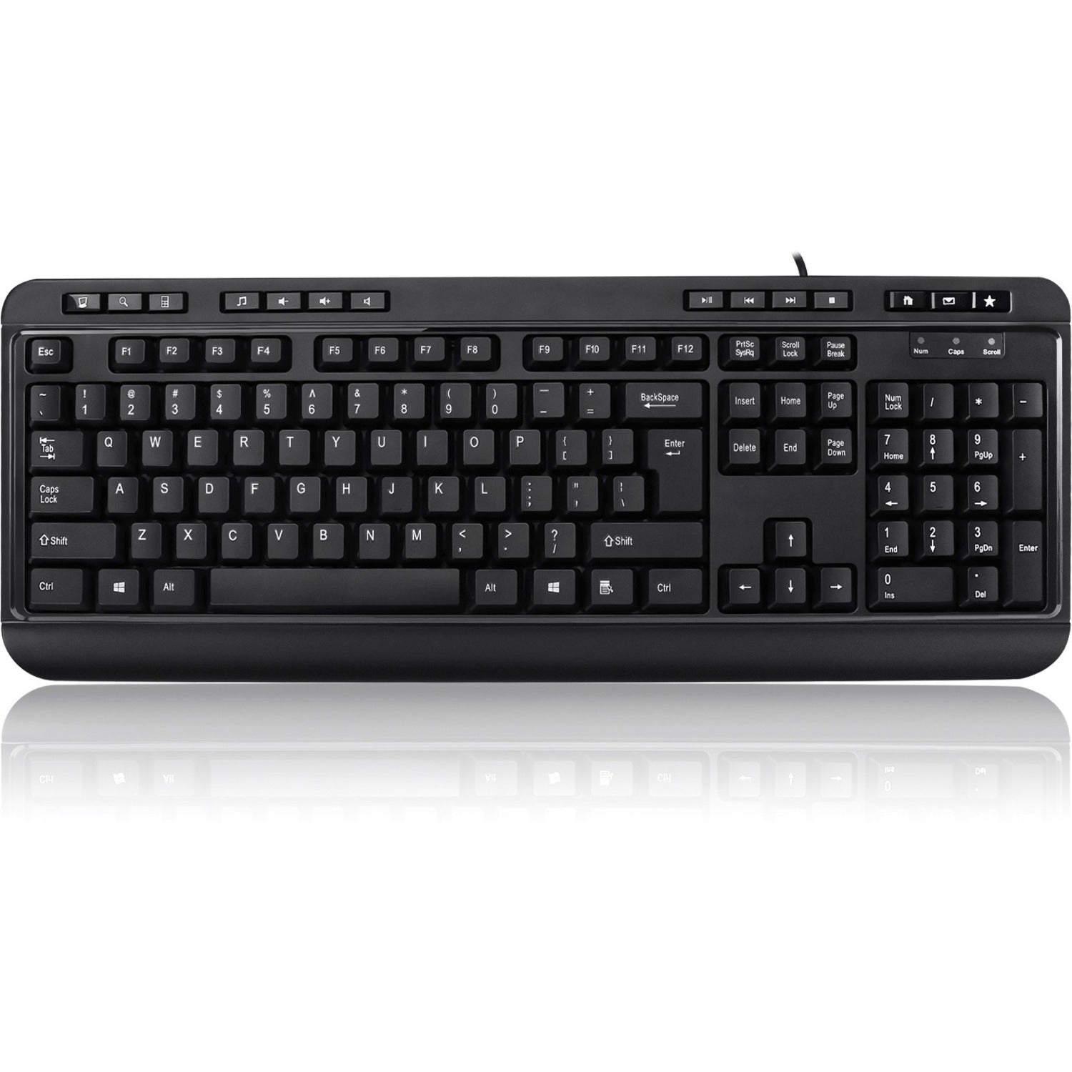 Main Image for Adesso Multimedia Desktop Keyboard with 3-Port USB Hub