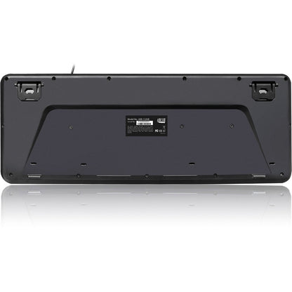 Rear Image for Adesso Multimedia Desktop Keyboard with 3-Port USB Hub