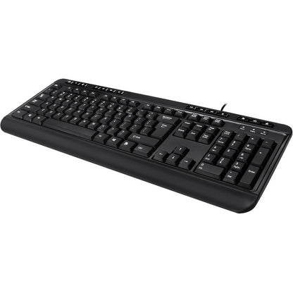 Left Image for Adesso Multimedia Desktop Keyboard with 3-Port USB Hub