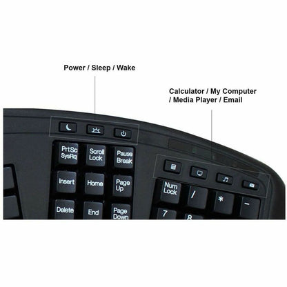 Alternate-Image2 Image for Adesso Tru-Form Ergonomic Touchpad Keyboard