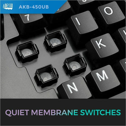 Alternate-Image6 Image for Adesso Tru-Form Ergonomic Touchpad Keyboard