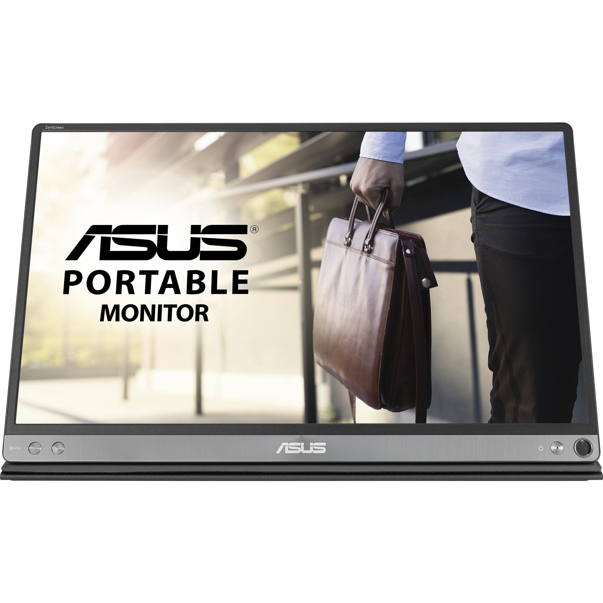 Main Image for Asus ZenScreen MB16AC 16" Class Full HD LCD Monitor - 16:9 - Dark Gray, Black