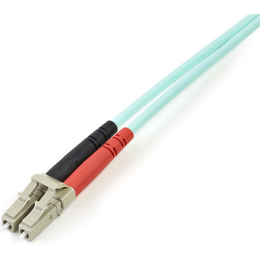 Alternate-Image1 Image for StarTech.com 3m (10ft) LC/UPC to LC/UPC OM4 Multimode Fiber Optic Cable, 50/125&micro;m, 100G, Low Insertion Loss, LSZH Fiber Jumper Cord