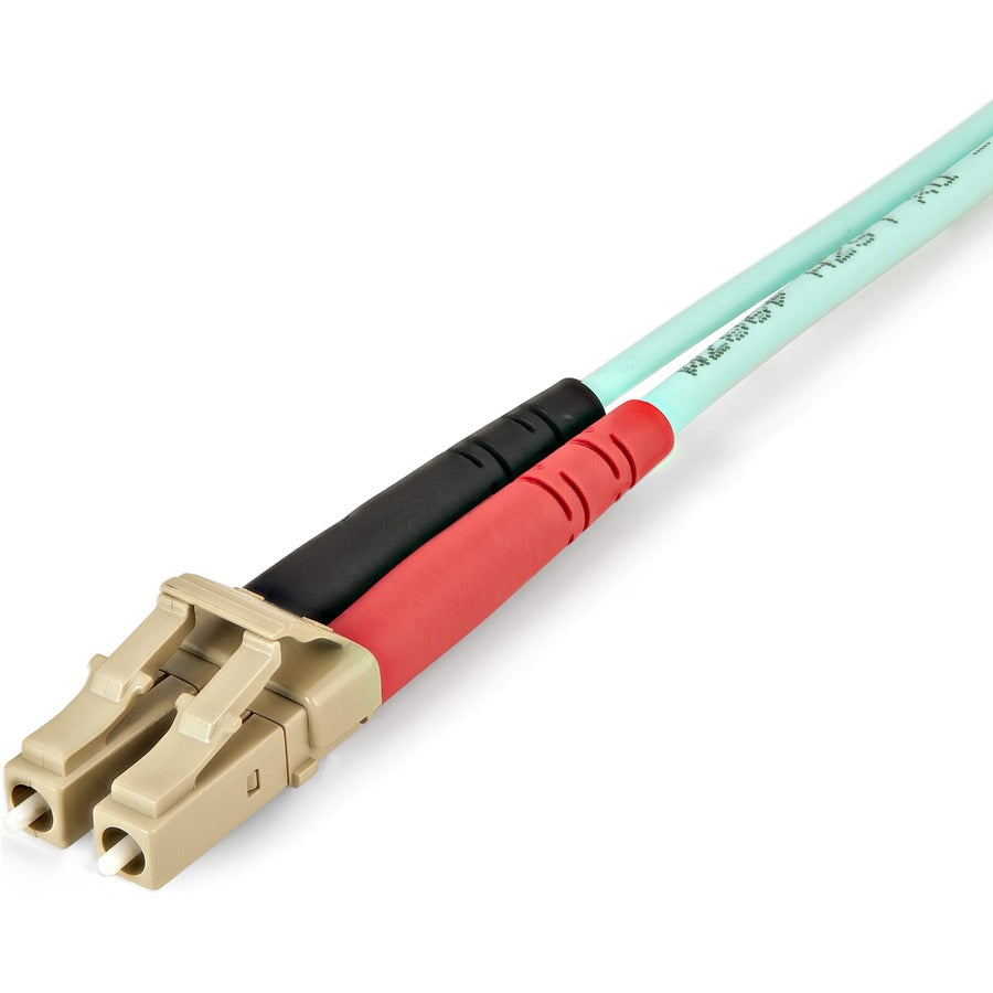 Alternate-Image2 Image for StarTech 2m (6ft) LC/UPC to LC/UPC OM4 Multimode Fiber Optic Cable, 50/125&micro;m, 100G, Low Insertion Loss, LSZH Fiber Jumper Cord