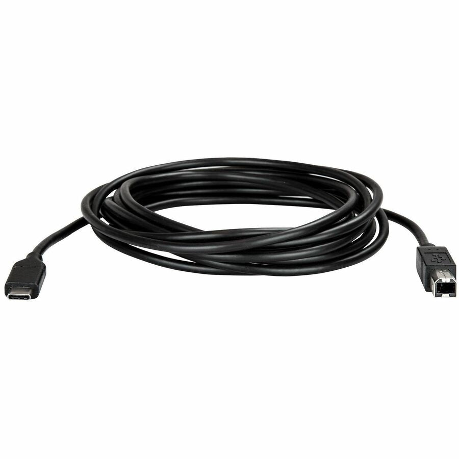 Alternate-Image3 Image for StarTech.com 3m 10 ft USB C to USB B Printer Cable - M/M - USB 2.0 - USB C to USB B Cable - USB C Printer Cable - USB Type C to Type B Cable