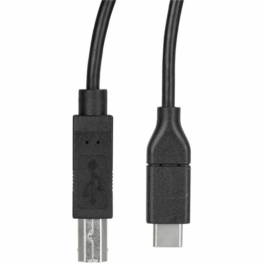 Alternate-Image2 Image for StarTech.com 3m 10 ft USB C to USB B Printer Cable - M/M - USB 2.0 - USB C to USB B Cable - USB C Printer Cable - USB Type C to Type B Cable