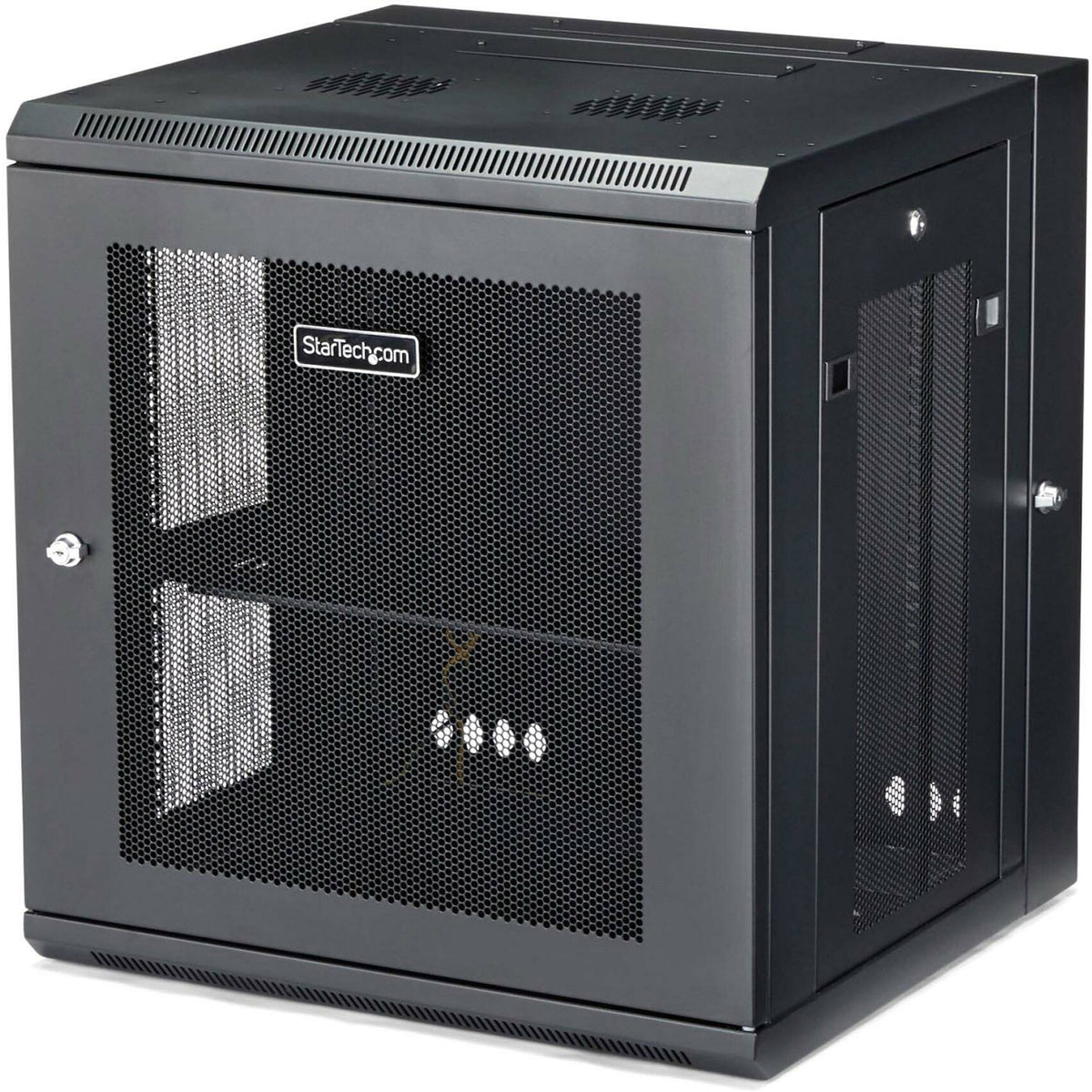 Main Image for StarTech 4-Post 12U Wall Mount Network Cabinet, 19" Hinged Wall-Mounted Server Rack for IT Equipment, Flexible Lockable Rack Enclosure