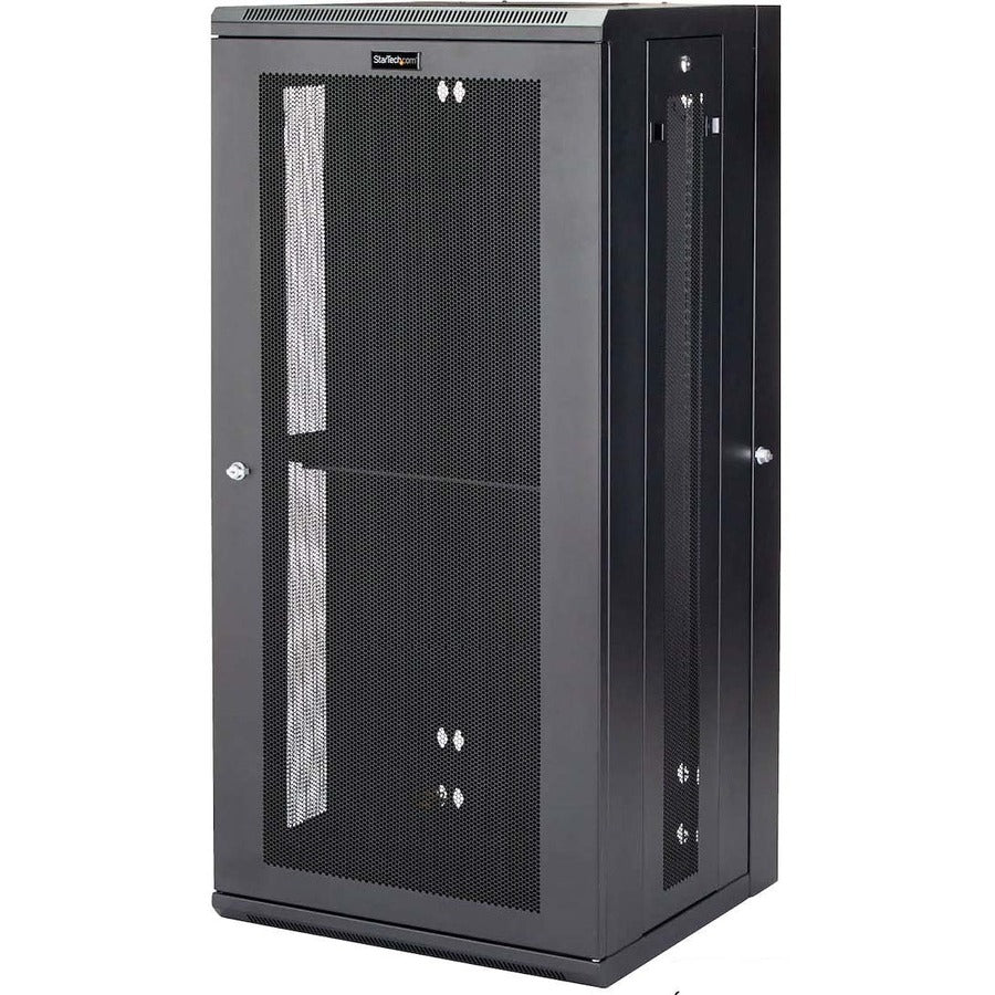 Alternate-Image8 Image for StarTech 4-Post 12U Wall Mount Network Cabinet, 19" Hinged Wall-Mounted Server Rack for IT Equipment, Flexible Lockable Rack Enclosure