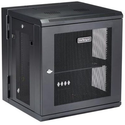 Right Image for StarTech 4-Post 12U Wall Mount Network Cabinet, 19" Hinged Wall-Mounted Server Rack for IT Equipment, Flexible Lockable Rack Enclosure