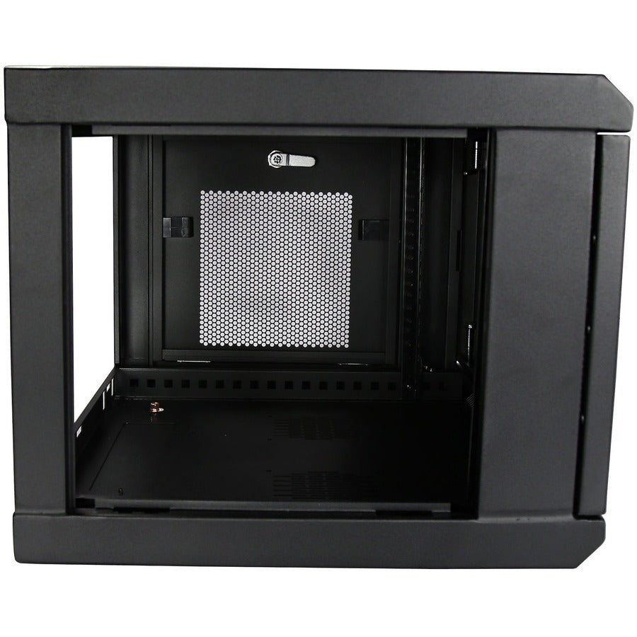 Alternate-Image2 Image for StarTech.com 2-Post 6U Wall Mount Network Cabinet, 19" Wall-Mounted Server Rack for Data / IT Equipment, Small Lockable Rack Enclosure