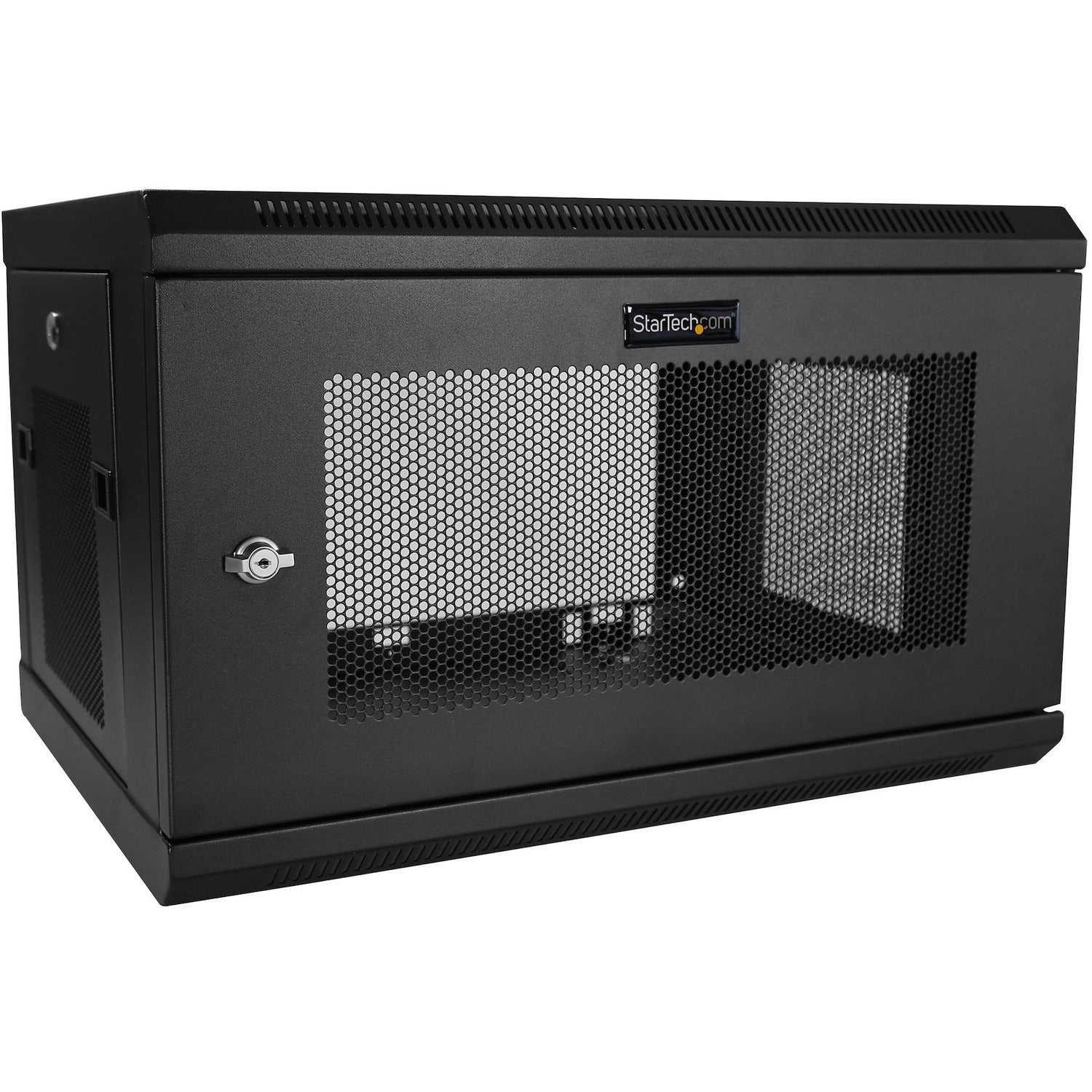 Main Image for StarTech.com 2-Post 6U Wall Mount Network Cabinet, 19" Wall-Mounted Server Rack for Data / IT Equipment, Small Lockable Rack Enclosure