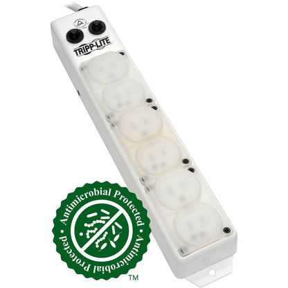 Main Image for Eaton Tripp Lite Series Safe-IT UL 1363A Medical-Grade Power Strip for Patient-Care Vicinity, 6x 15A Hospital-Grade Outlets, Safety Covers, 7 ft. Cord