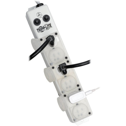 Alternate-Image1 Image for Eaton Tripp Lite Series Safe-IT UL 1363A Medical-Grade Power Strip for Patient-Care Vicinity, 6x 15A Hospital-Grade Outlets, Safety Covers, 7 ft. Cord