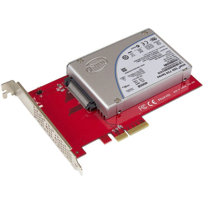 Alternate-Image4 Image for StarTech U.2 to PCIe Adapter for 2.5" U.2 NVMe SSD, SFF-8639 PCIe Adapter, x4 PCI Express 4.0, NVMe PCIe Adapter, U.2 PCIe Card, TAA