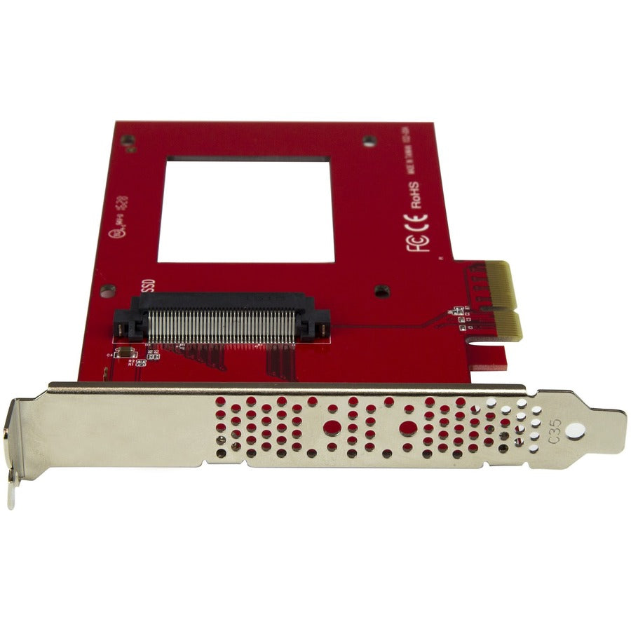 Alternate-Image3 Image for StarTech U.2 to PCIe Adapter for 2.5" U.2 NVMe SSD, SFF-8639 PCIe Adapter, x4 PCI Express 4.0, NVMe PCIe Adapter, U.2 PCIe Card, TAA