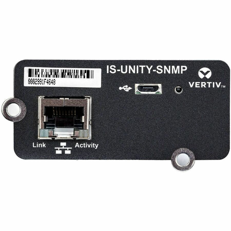 Alternate-Image2 Image for Vertiv Liebert IntelliSlot Unity - SNMP - Network Card | Remote Monitoring