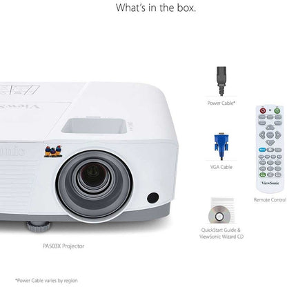 Alternate-Image9 Image for ViewSonic PA503X 4000 Lumens XGA Projector, High Brightness for Business Presentations and Education, SuperColor Technology, Vertical Keystone, and HDMI Inputs
