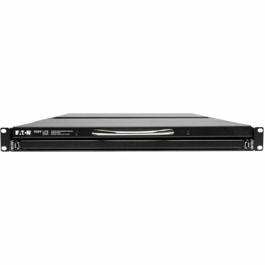 Alternate-Image2 Image for Eaton Tripp Lite Series NetCommander 16-Port Cat5 KVM over IP Switch - 19 in. LCD, 2 Remote + 1 Local User, 1U Rack-Mount, TAA