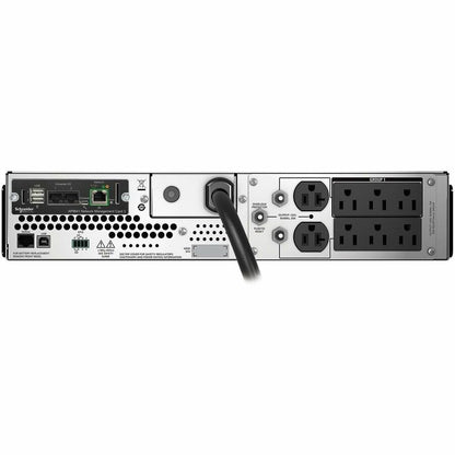 Rear Image for APC Smart-UPS, Line Interactive, 2200VA, Rackmount 2U, 120V, 6x NEMA 5-15R+2x NEMA 5-20R outlets, Network Card, AVR, LCD