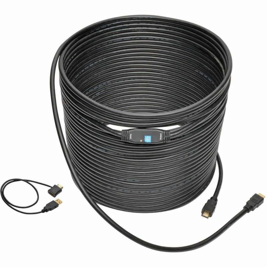 Alternate-Image5 Image for Tripp Lite by Eaton Active High-Speed HDMI Cable with Built-In Signal Booster (M/M) Black 100 ft. (30 m)