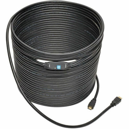Alternate-Image1 Image for Tripp Lite by Eaton Active High-Speed HDMI Cable with Built-In Signal Booster (M/M) Black 100 ft. (30 m)