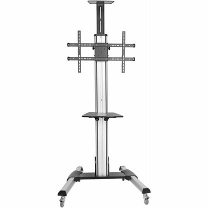 Front Image for StarTech.com TV Cart - For 32" to 75" Displays - AV Cart - Height Adjustable - Lockable Wheels - Flat Screen TV Cart - Media Cart on Wheels