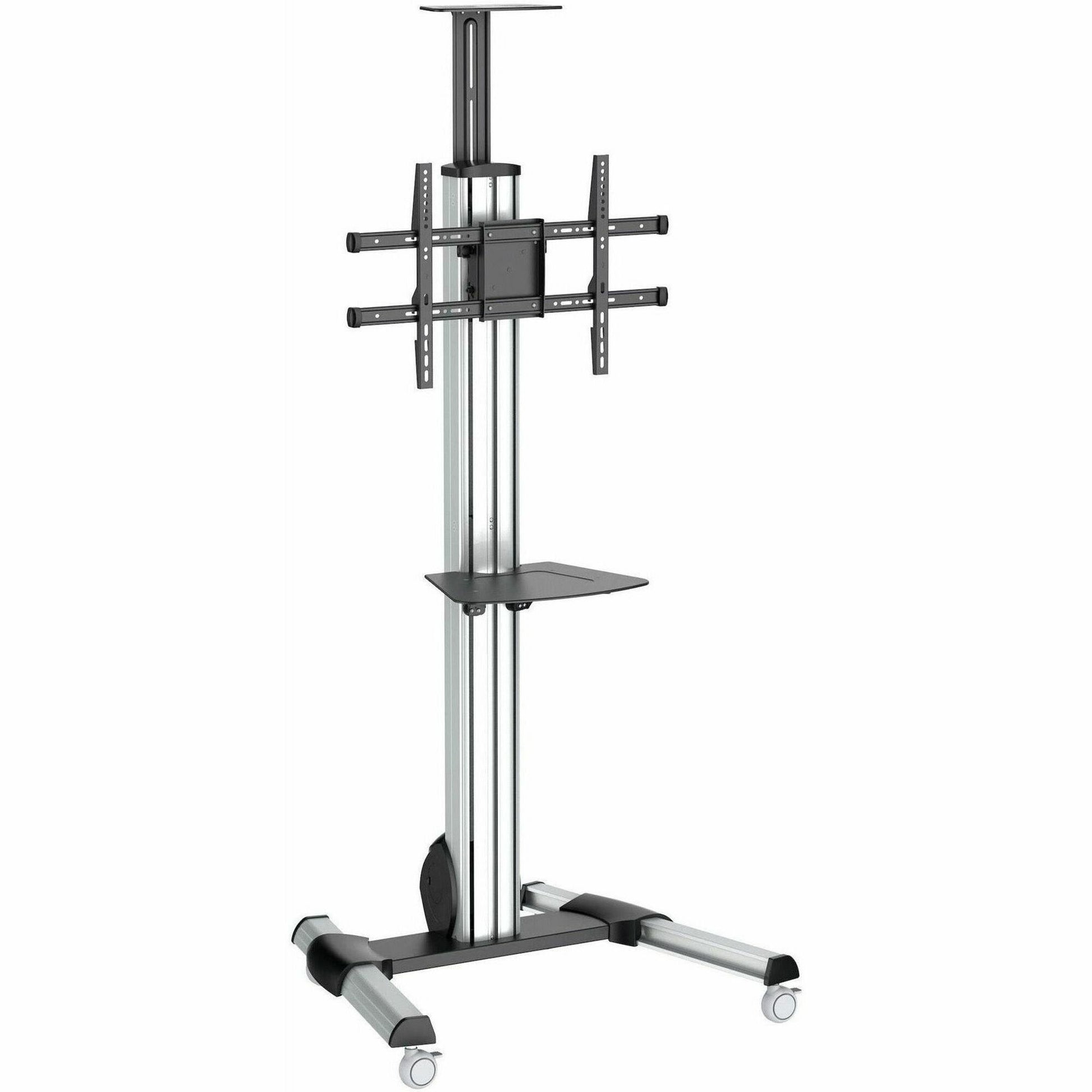 Main Image for StarTech.com TV Cart - For 32" to 75" Displays - AV Cart - Height Adjustable - Lockable Wheels - Flat Screen TV Cart - Media Cart on Wheels