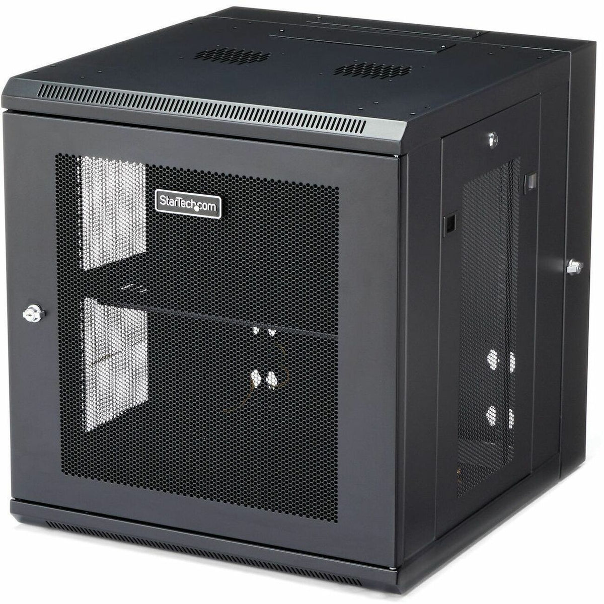 Main Image for StarTech 4-Post 12U Wall Mount Network Cabinet, 19" Hinged Wall-Mounted Server Rack for IT Equipment, Flexible Lockable Rack Enclosure