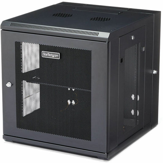 Main Image for StarTech 4-Post 12U Wall Mount Network Cabinet, 19" Hinged Wall-Mounted Server Rack for IT Equipment, Flexible Lockable Rack Enclosure