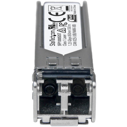 Alternate-Image1 Image for StarTech MSA Uncoded SFP Module - 1000BASE-SX - 1GE Gigabit Ethernet SFP 1GbE Multi Mode Fiber (MMF) Optic Transceiver - 550m DDM