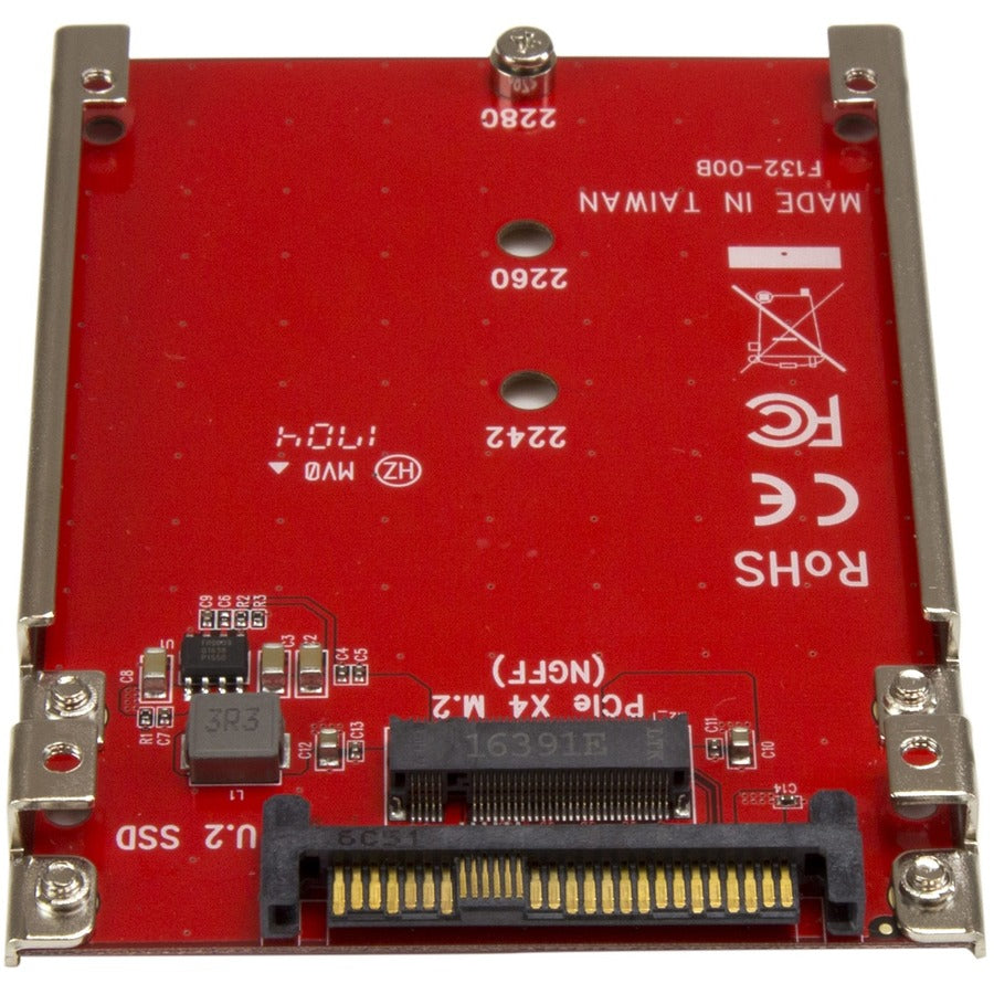 Alternate-Image3 Image for StarTech M.2 to U.2 Adapter, M.2 Drive to U.2 (SFF-8639) Host Adapter for M.2 PCIe NVMe SSDs, M.2 PCIe SSD Adapter, TAA