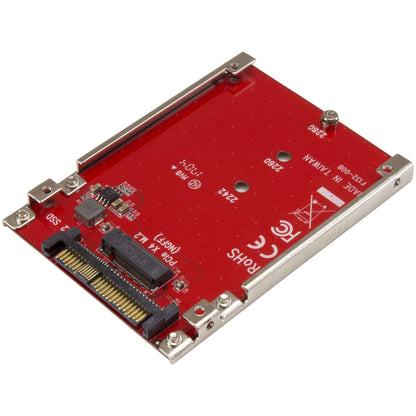 Main Image for StarTech M.2 to U.2 Adapter, M.2 Drive to U.2 (SFF-8639) Host Adapter for M.2 PCIe NVMe SSDs, M.2 PCIe SSD Adapter, TAA