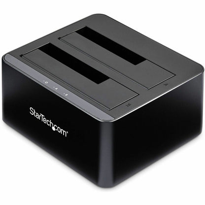 Main Image for StarTech.com Dual-Bay USB 3.0 to SATA Hard Drive Docking Station, 2.5/3.5" SATA I/II/III, SSD/HDD Dock, USB Hard Drive Bays, Top-Loading
