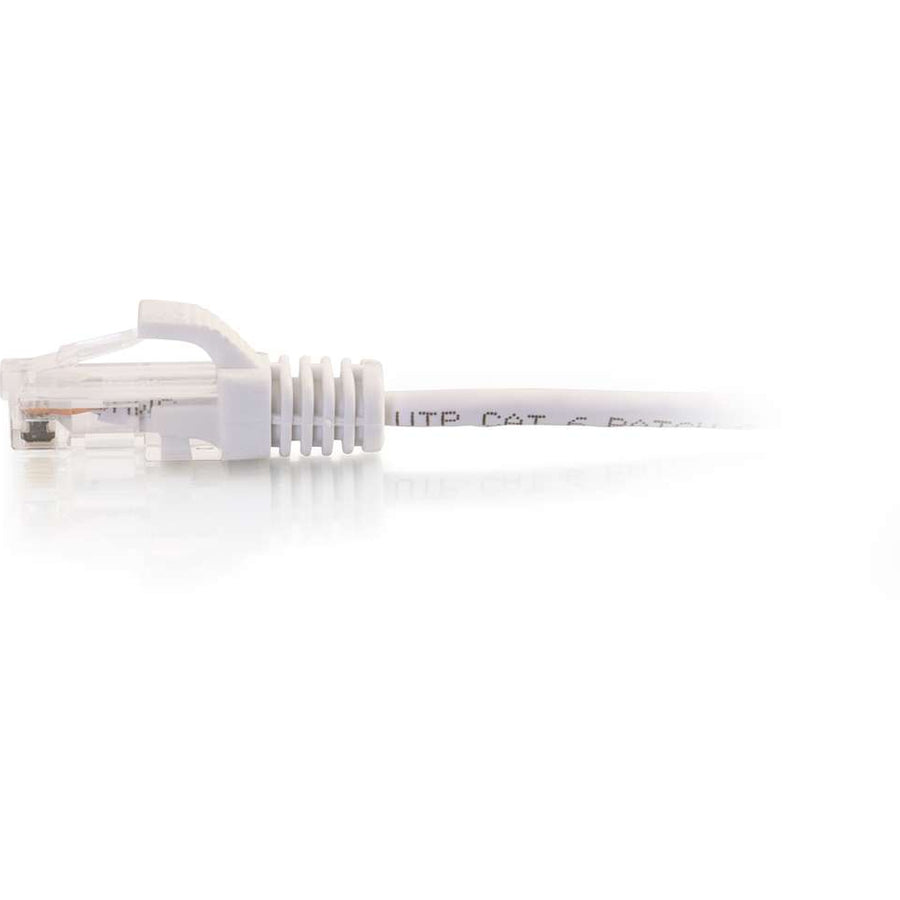 Alternate-Image1 Image for C2G 10ft Cat6 Snagless Unshielded (UTP) Slim Ethernet Cable - Cat6 Network Patch Cable - PoE - White