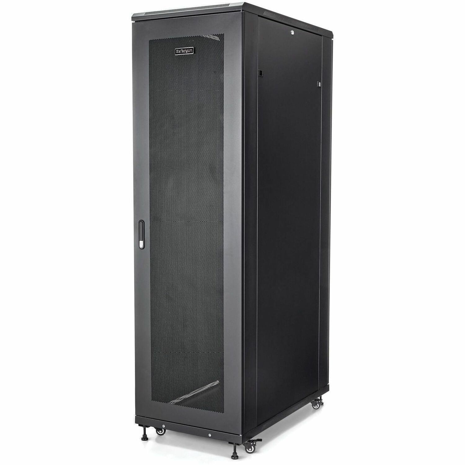 Main Image for StarTech.com 4-Post 42U Server Rack Cabinet, 19" Data Rack Cabinet for Computer / IT Equipment mount, Rack Server Cabinet with Casters