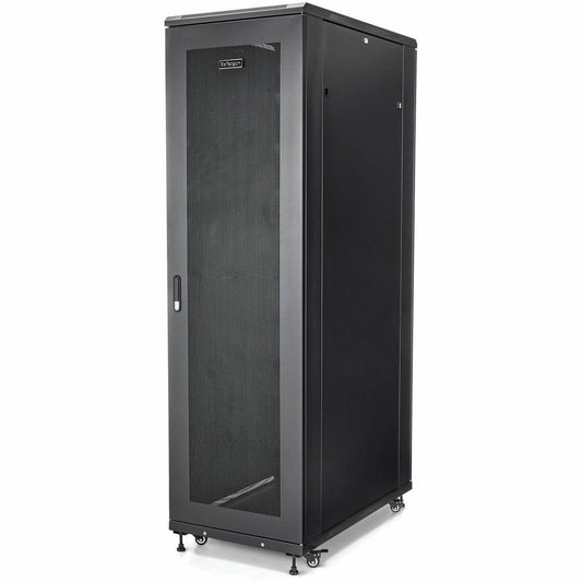 Main Image for StarTech.com 4-Post 42U Server Rack Cabinet, 19" Data Rack Cabinet for Computer / IT Equipment mount, Rack Server Cabinet with Casters