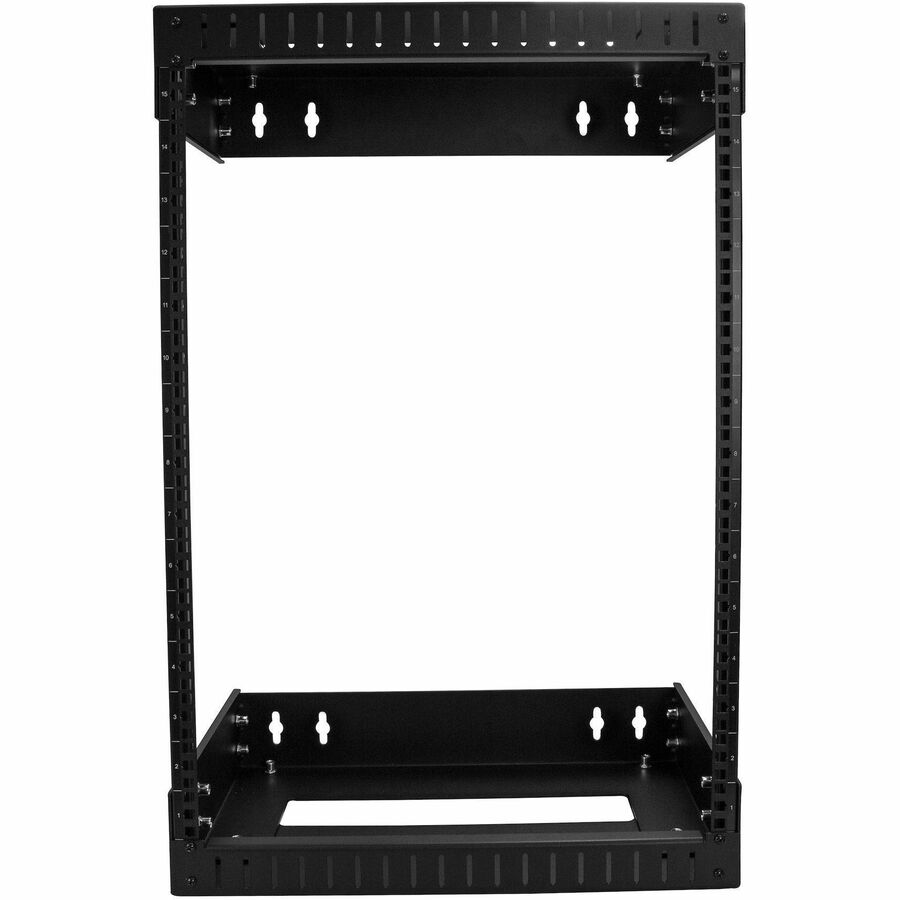 Alternate-Image5 Image for StarTech.com 2-Post 15U Heavy-Duty Wall Mount Network Rack, 19" Open Frame Server Rack with Adjustable Depth, Data Rack for IT Equipment~