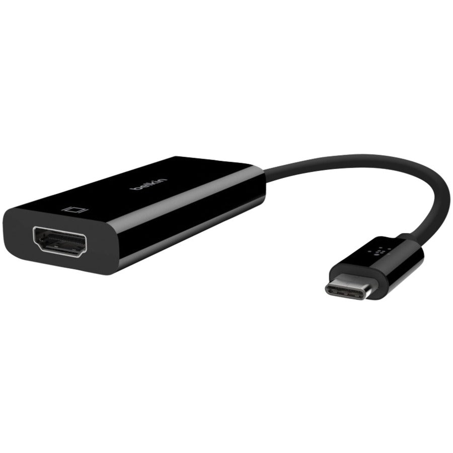 Alternate-Image2 Image for Belkin USB-C to HDMI Adapter Cable, 4k, video adapter - black - Thunderbolt 3/DisplayPort