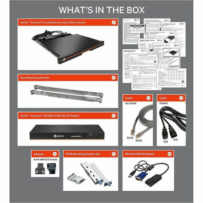 Alternate-Image3 Image for Vertiv Avocent LRA Rack Console 18.5" LCD Widescreen,16-Port, Keyboard with Touchpad