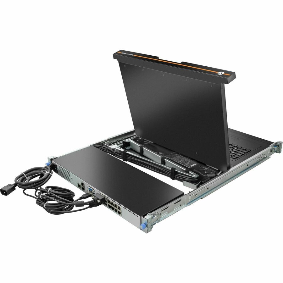 Alternate-Image1 Image for Vertiv Avocent LRA Rack Console 18.5" LCD Widescreen,16-Port, Keyboard with Touchpad