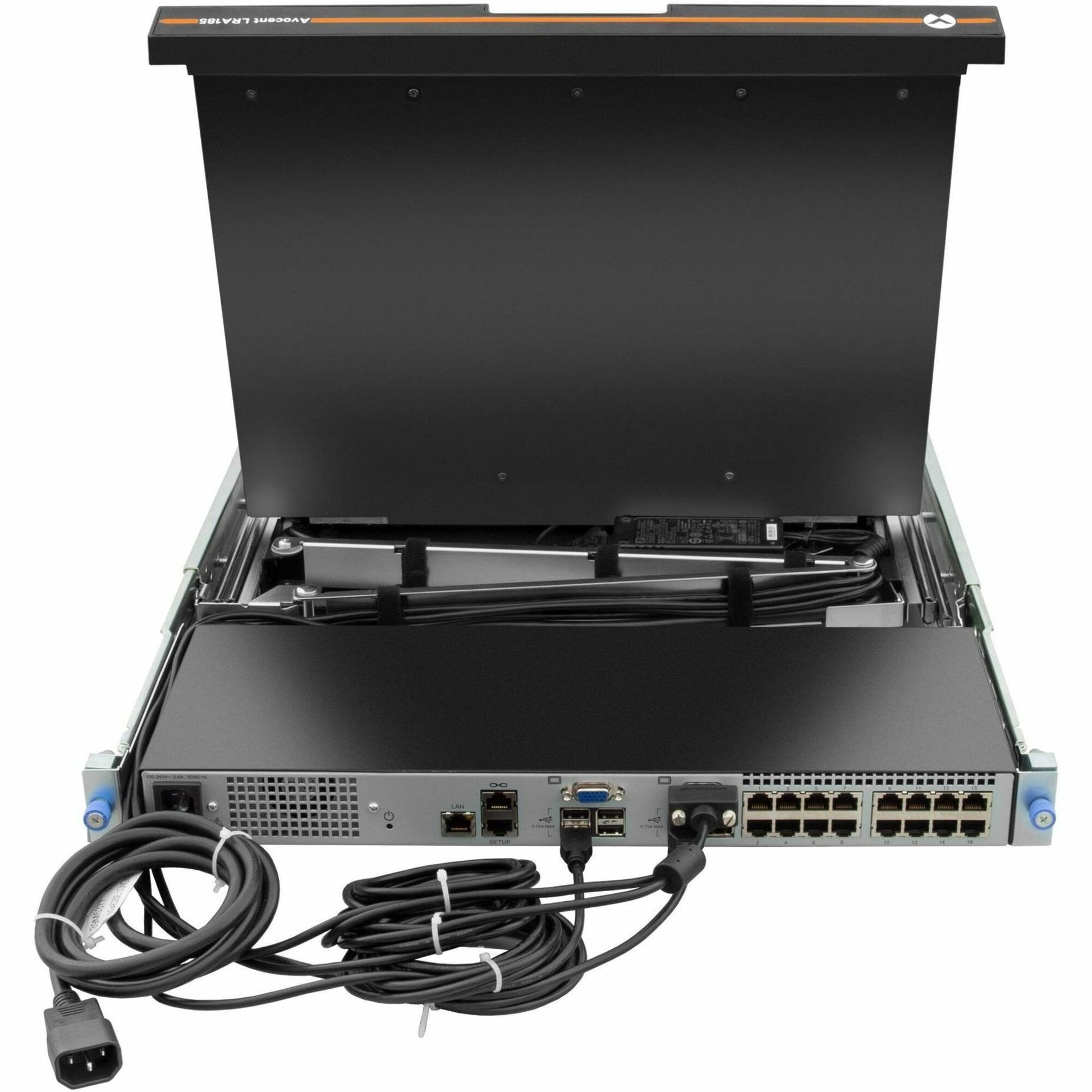 Main Image for Vertiv Avocent LRA Rack Console 18.5" LCD Widescreen,8-Port, Keyboard with Touchpad