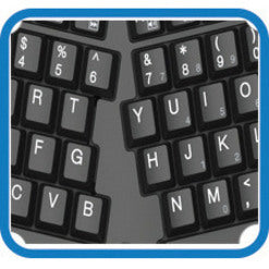 Alternate-Image5 Image for Adesso Tru-Form Media 3150 - 2.4 GHz Wireless Ergo Trackball Keyboard